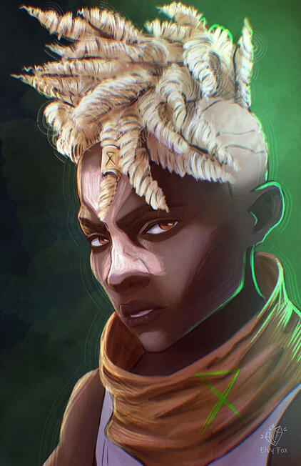 Ekko from Arcane Fanart Portrait Ekko from Arcane Fanart Portrait