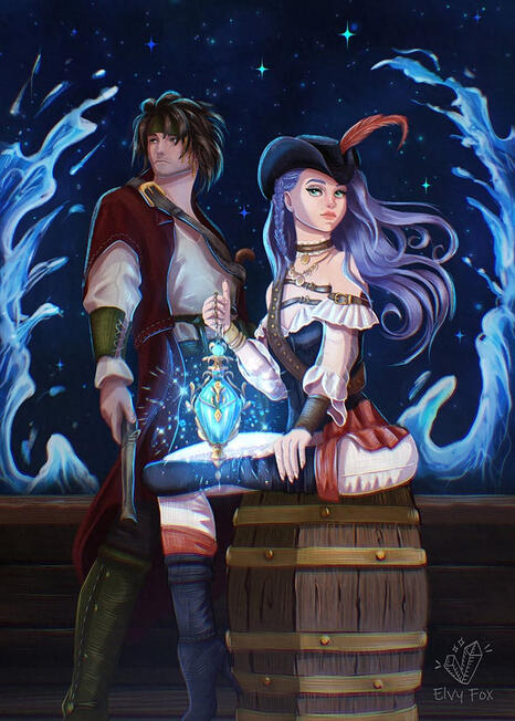 Pirates and heart of the ocean