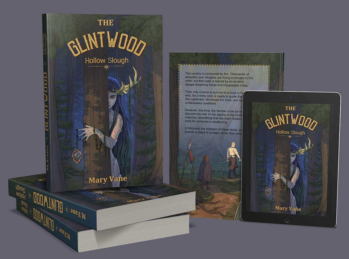 Elliot cipher book cover design Book cover design for a dark mystery detective novel