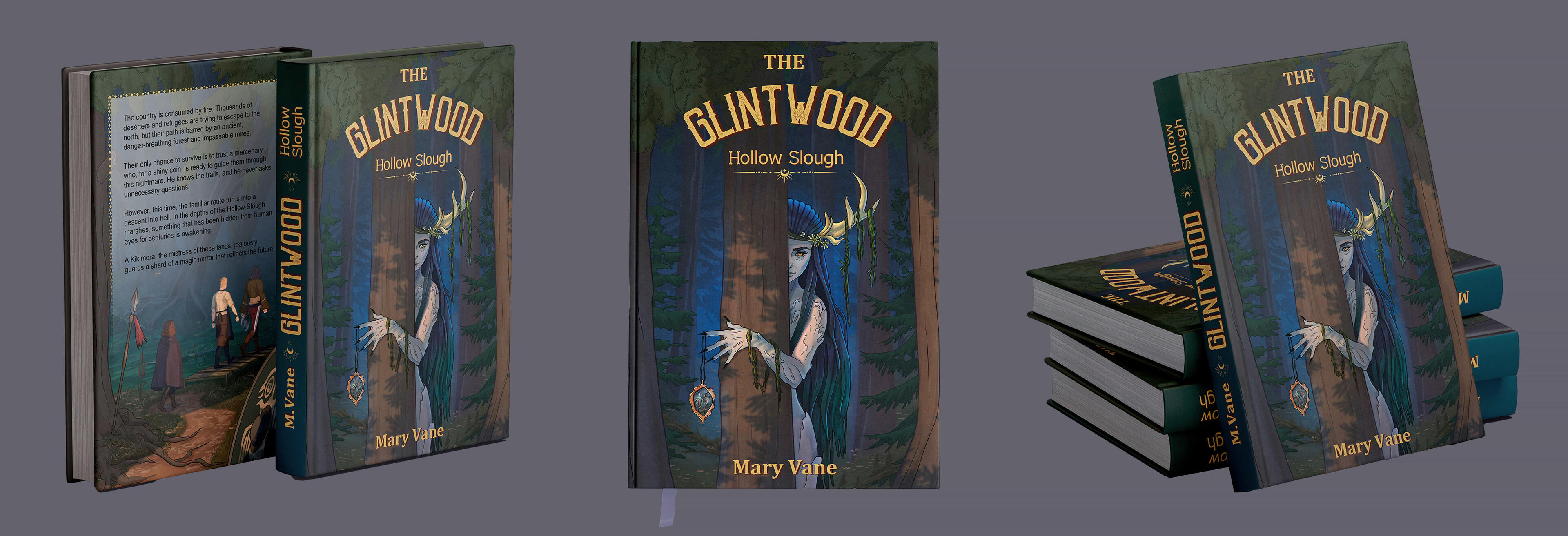 Elliot cipher book cover design Book cover design for a dark mystery detective novel