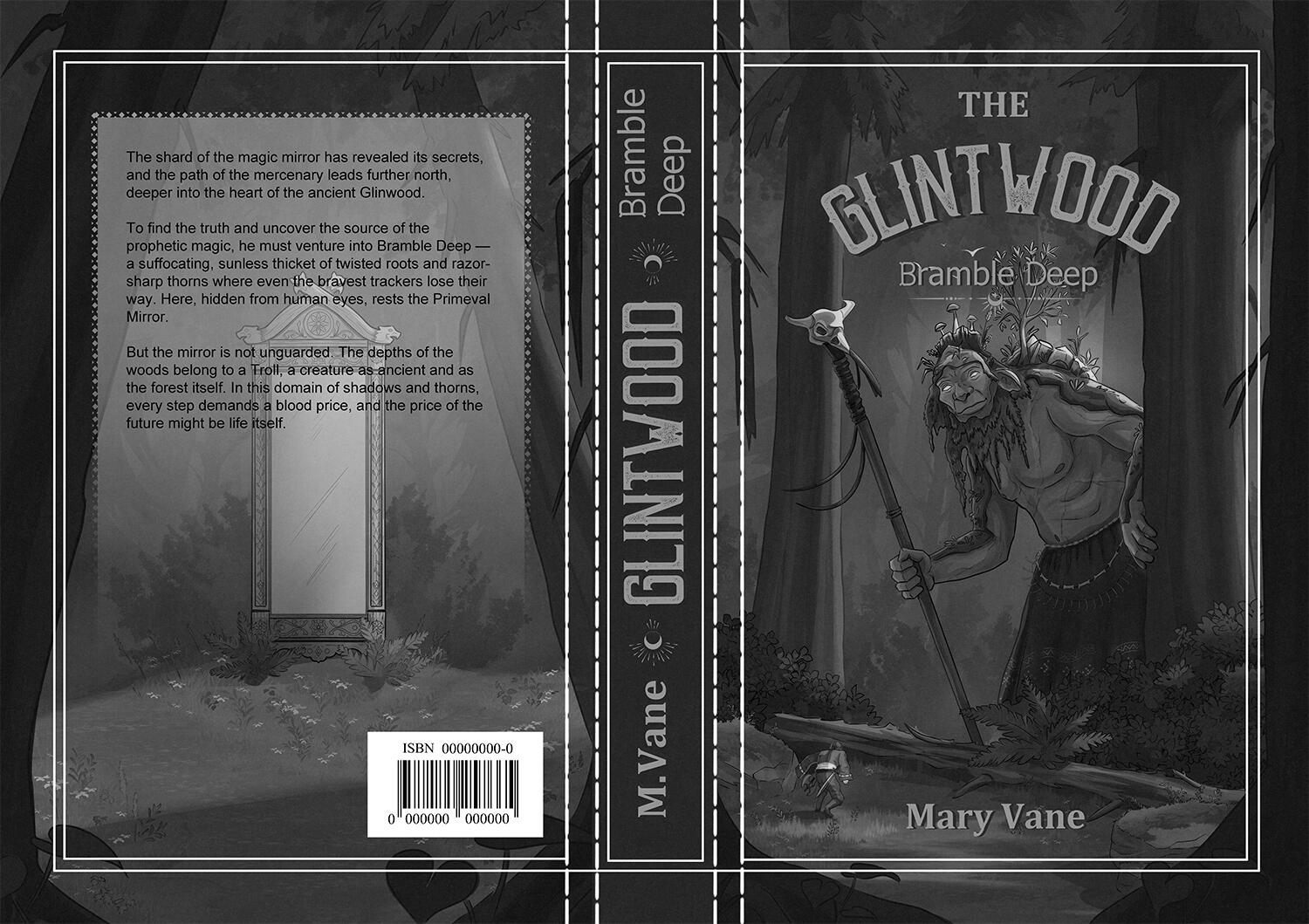 Elliot cipher book cover design Book cover design for a dark mystery detective novel