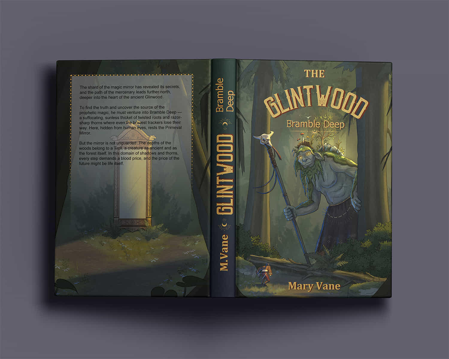 Elliot cipher book cover design Book cover design for a dark mystery detective novel