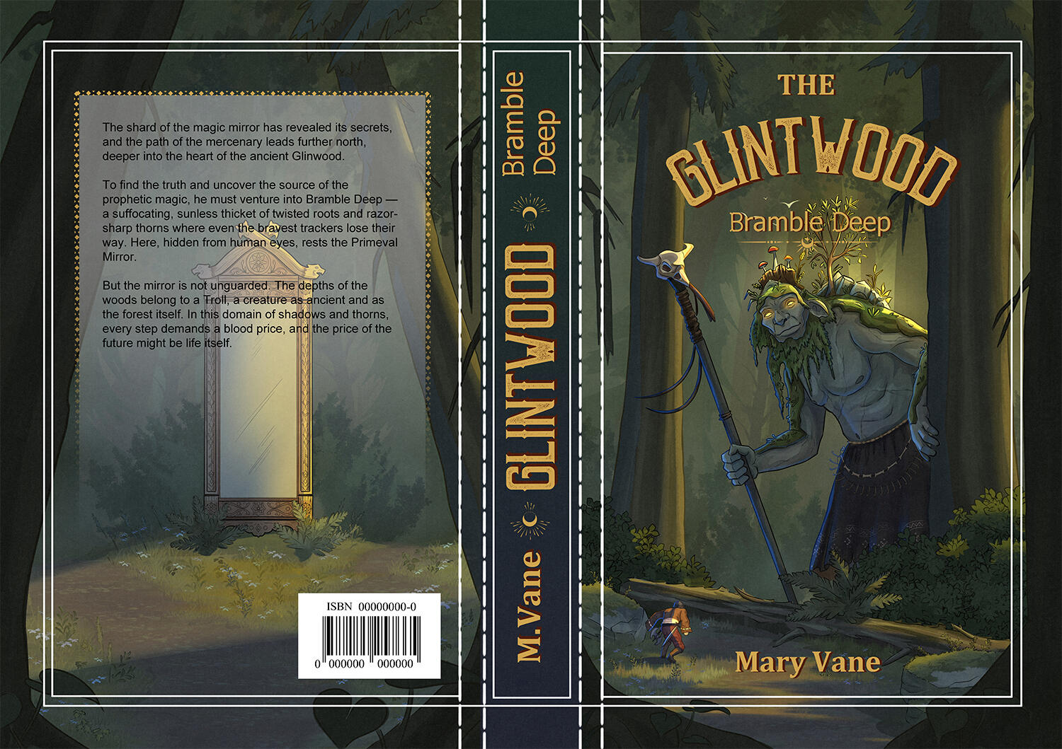 Elliot cipher book cover design Book cover design for a dark mystery detective novel