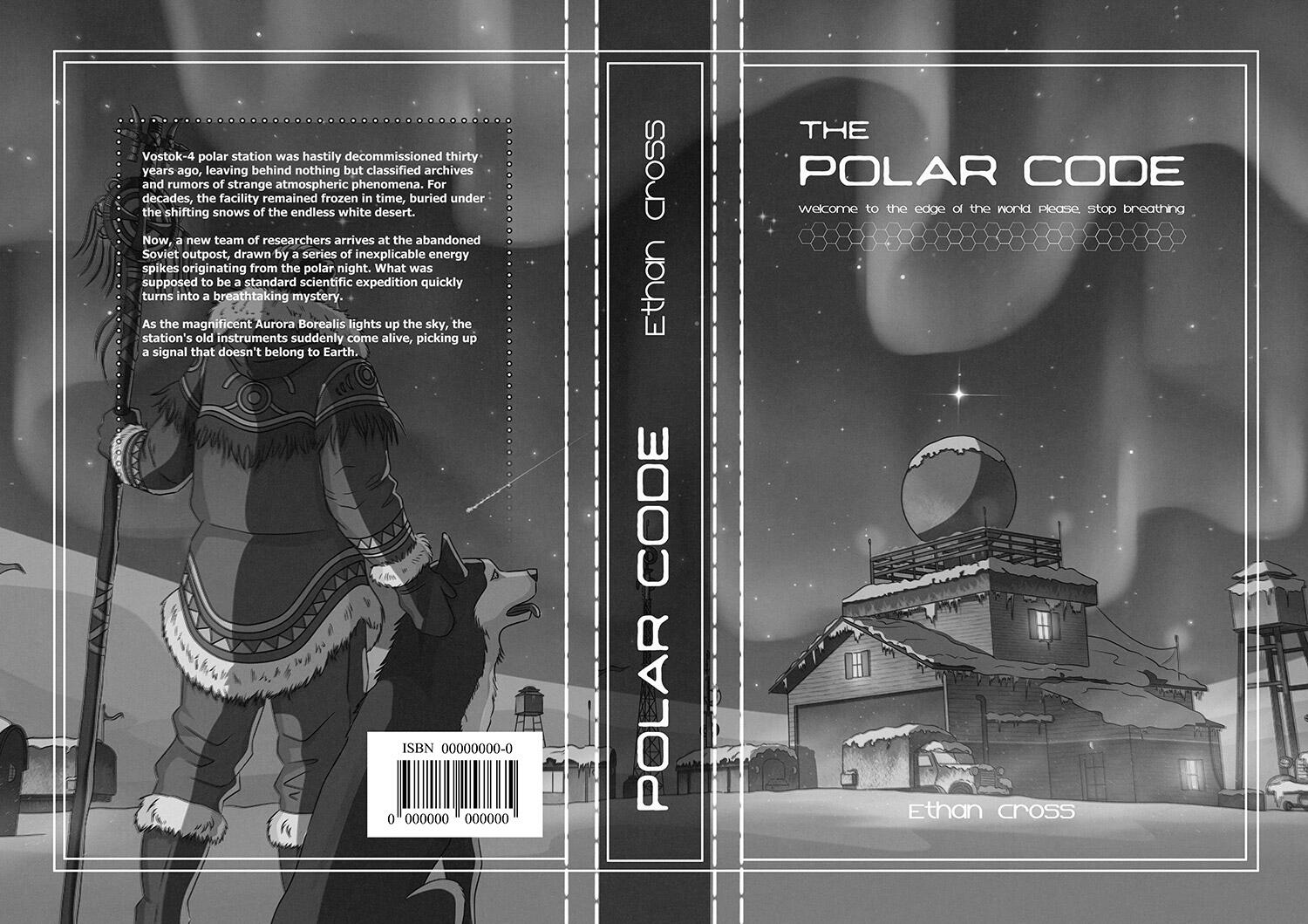 Book cover design for a dark mystery detective novel