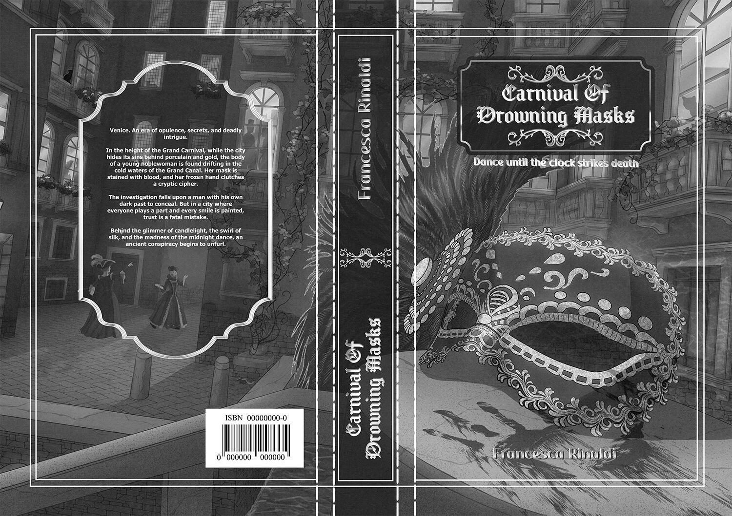 Elliot cipher book cover design Book cover design for a dark mystery detective novel